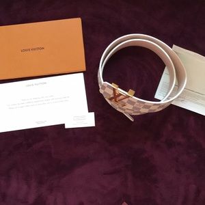 Damier Azur Louis Vuitton Belt
